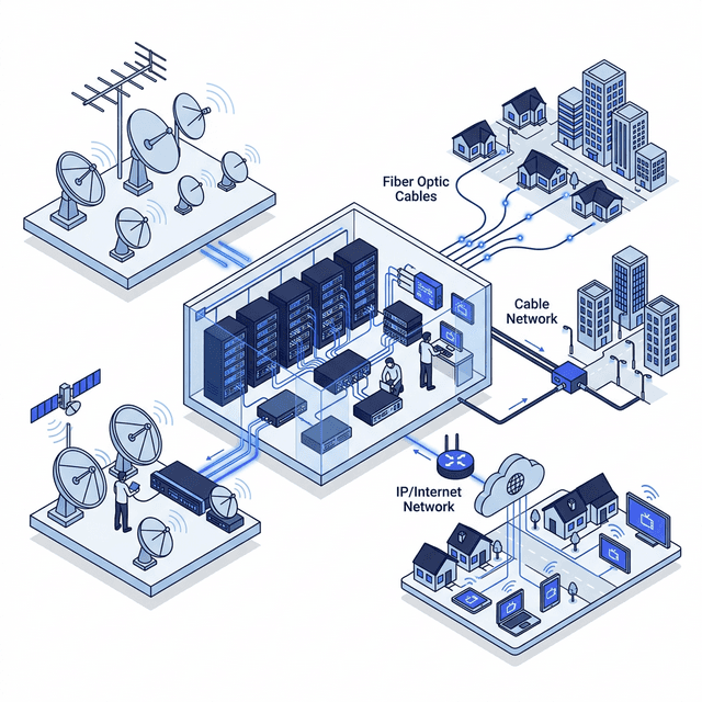 What Is a TV Headend? The Gateway to IPTV Content Delivery