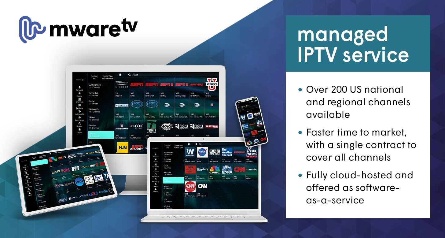 MwareTV to offer a fully managed IPTV service in the US